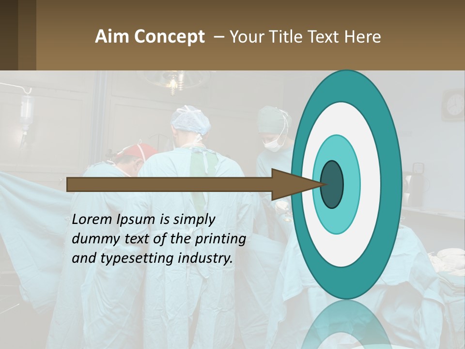 Doctors Perform The Operation PowerPoint Template