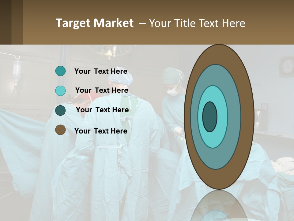 Doctors Perform The Operation PowerPoint Template