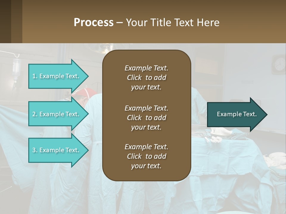 Doctors Perform The Operation PowerPoint Template