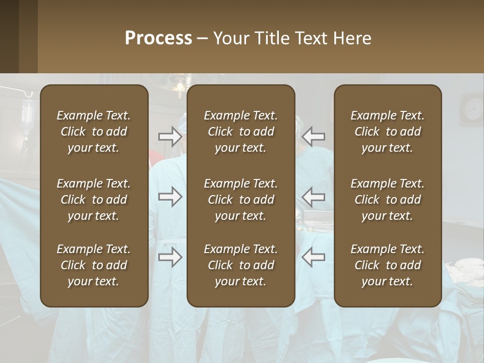 Doctors Perform The Operation PowerPoint Template