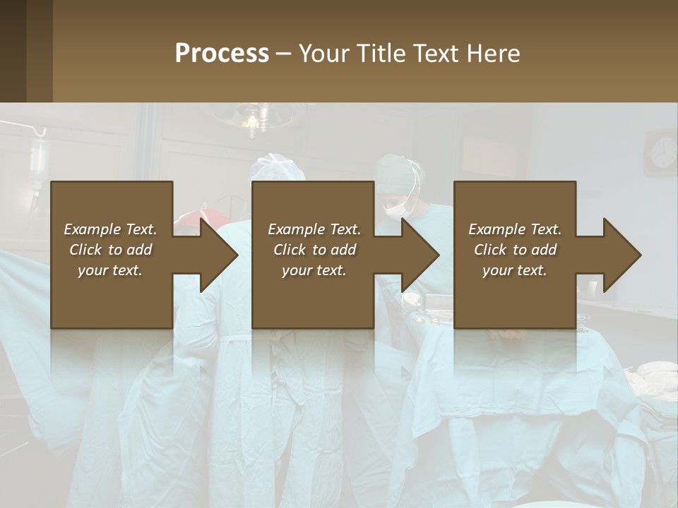 Doctors Perform The Operation PowerPoint Template