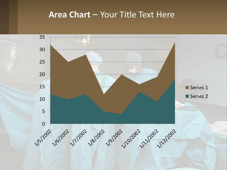 Doctors Perform The Operation PowerPoint Template