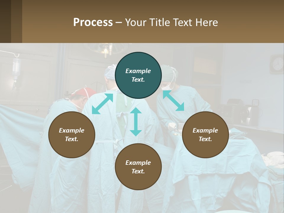 Doctors Perform The Operation PowerPoint Template