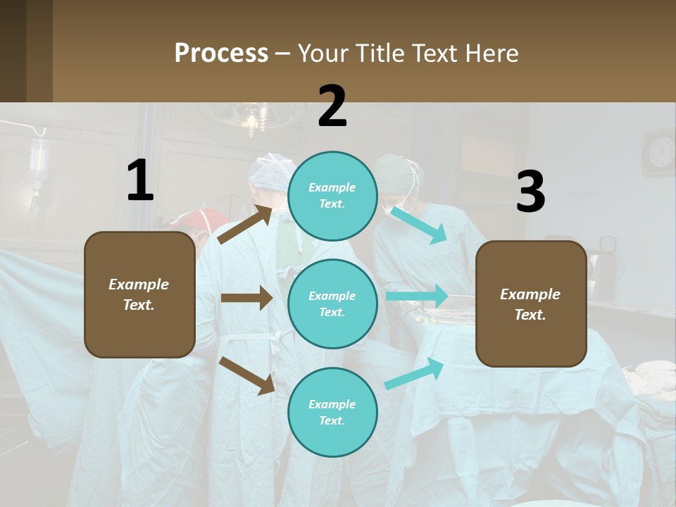 Doctors Perform The Operation PowerPoint Template