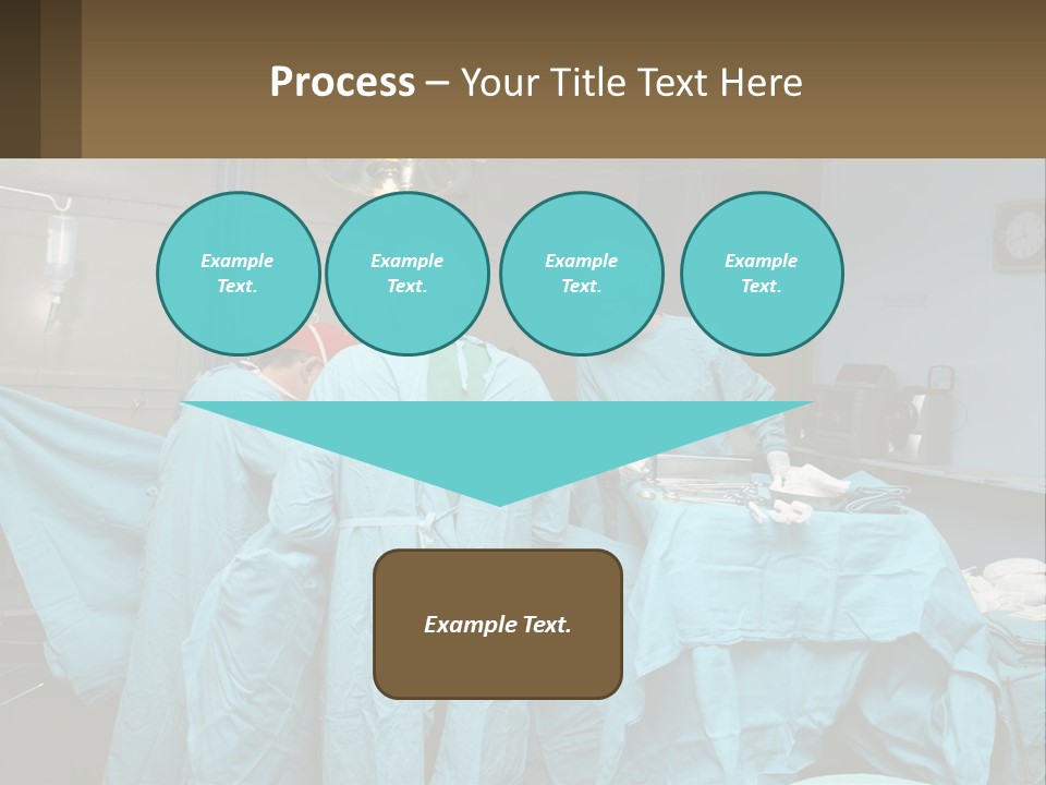 Doctors Perform The Operation PowerPoint Template