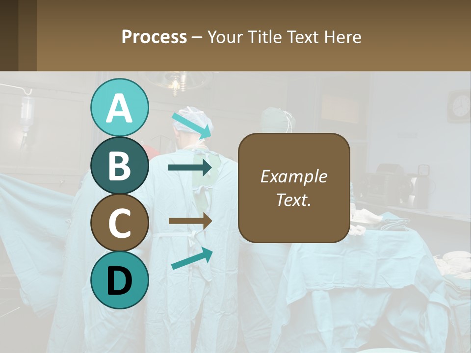 Doctors Perform The Operation PowerPoint Template