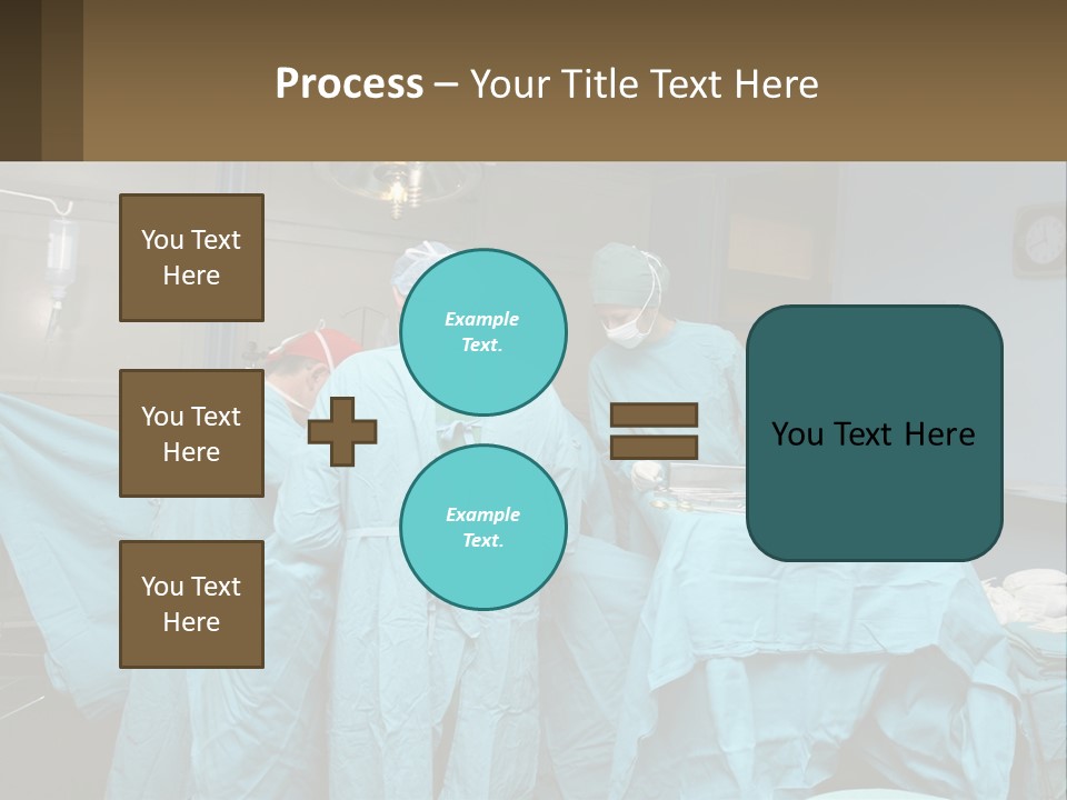 Doctors Perform The Operation PowerPoint Template