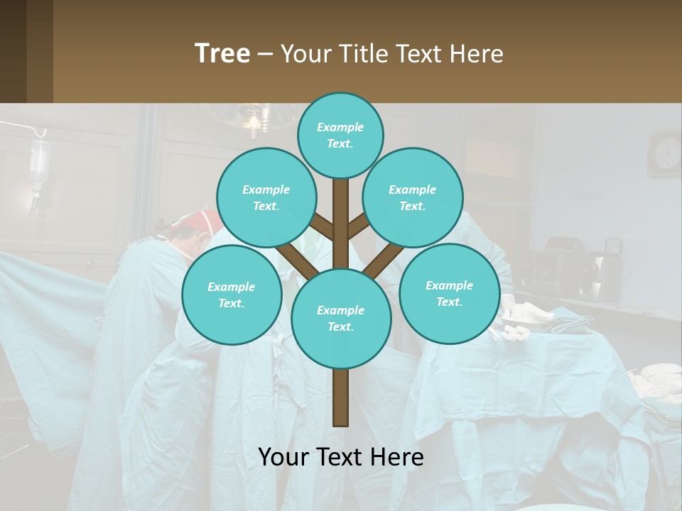 Doctors Perform The Operation PowerPoint Template