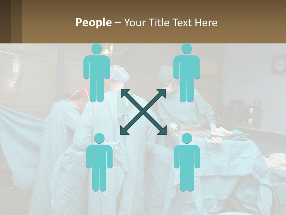 Doctors Perform The Operation PowerPoint Template