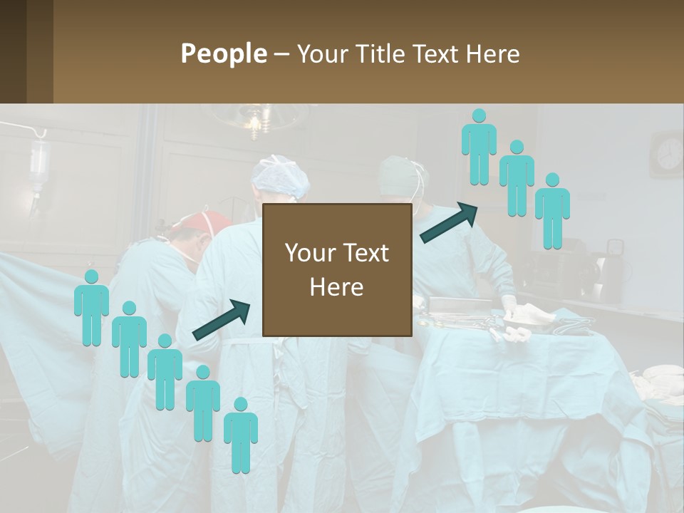 Doctors Perform The Operation PowerPoint Template