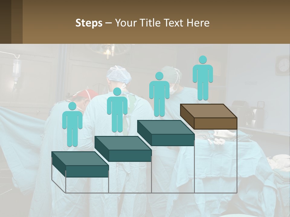 Doctors Perform The Operation PowerPoint Template