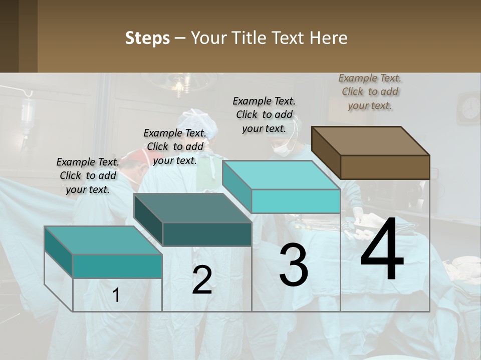 Doctors Perform The Operation PowerPoint Template
