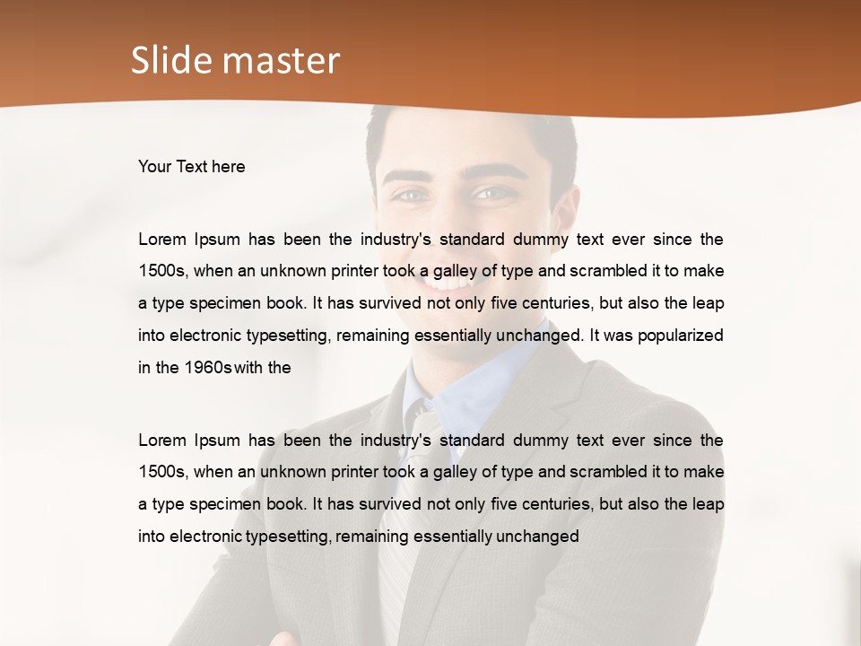 Office Worker PowerPoint Template