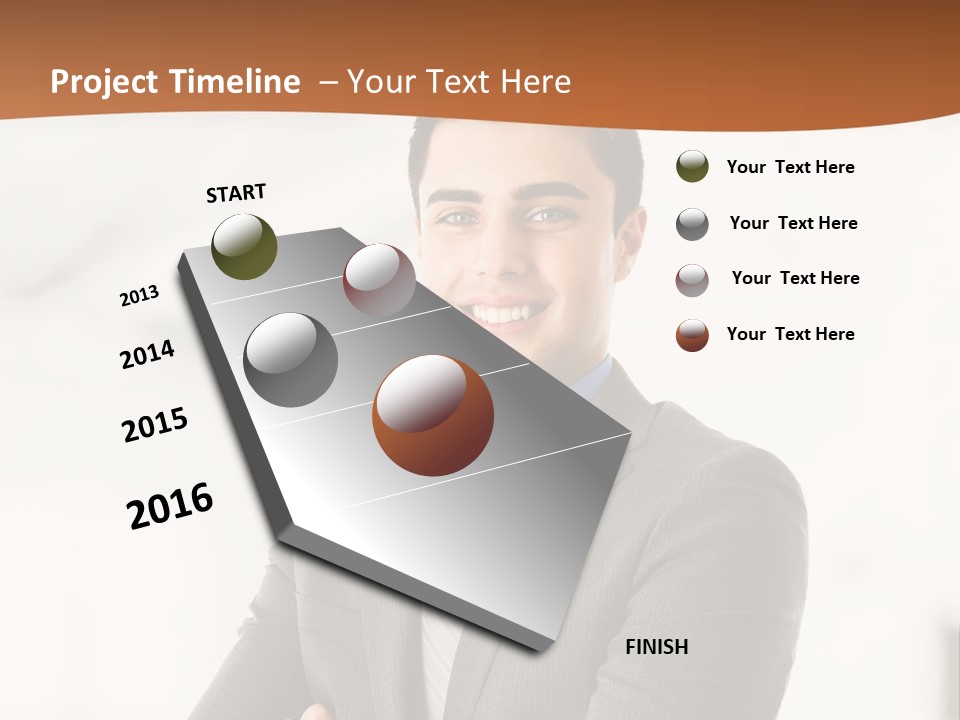 Office Worker PowerPoint Template