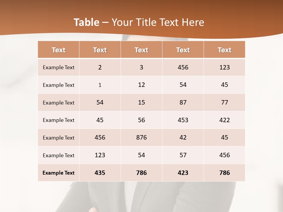 Office Worker PowerPoint Template