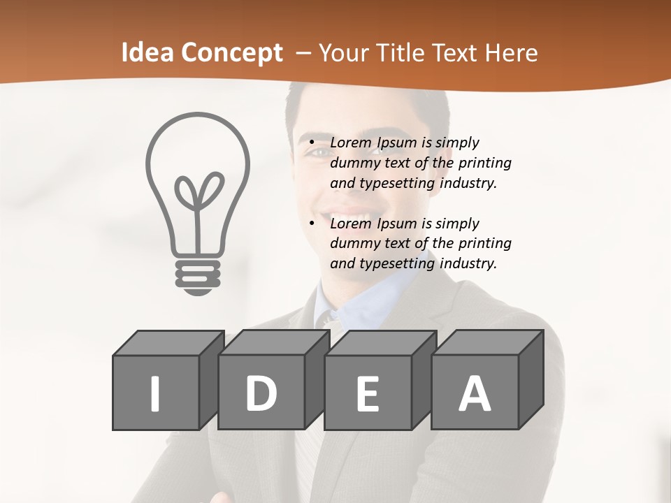 Office Worker PowerPoint Template