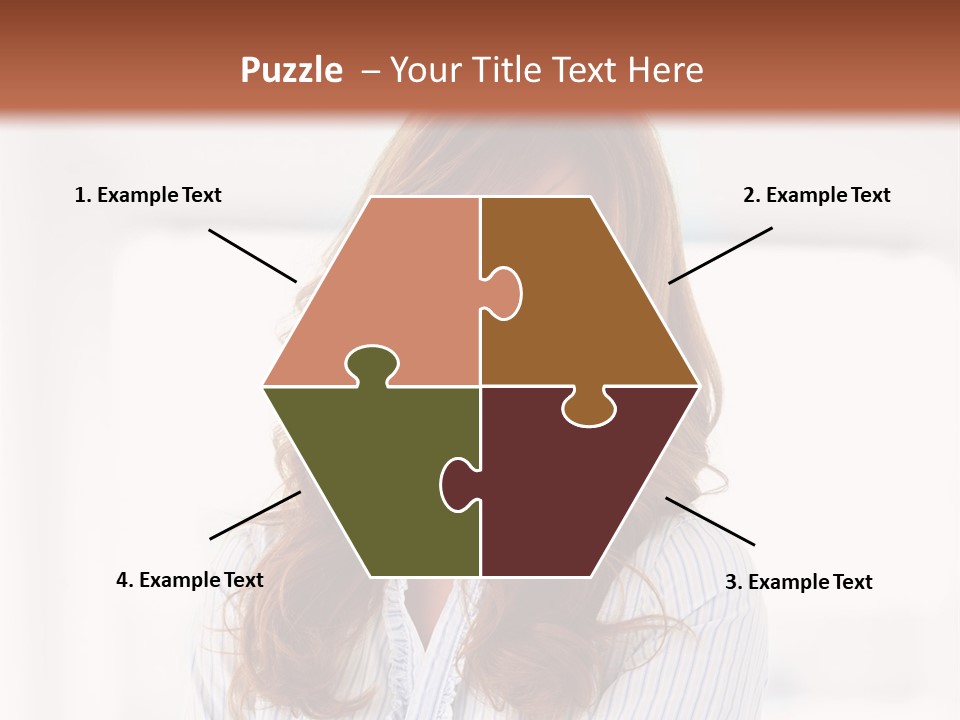 The Girl Is Smiling PowerPoint Template