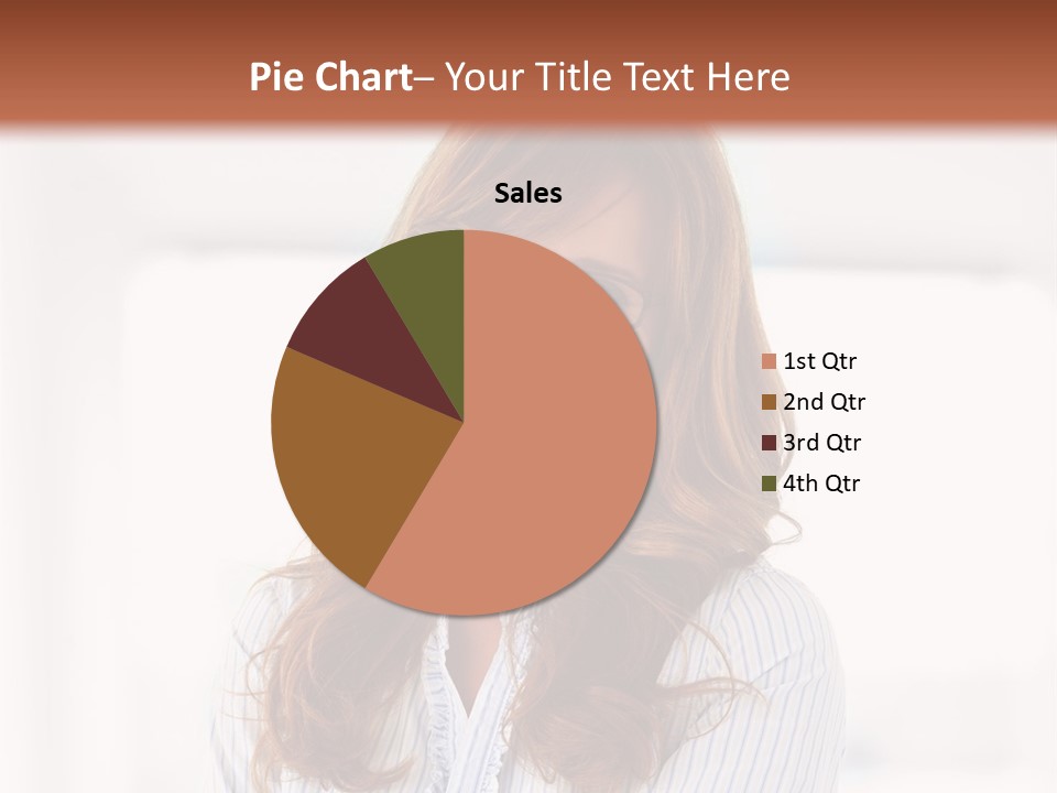 The Girl Is Smiling PowerPoint Template