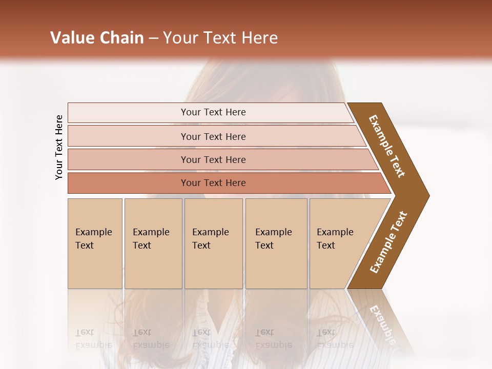 The Girl Is Smiling PowerPoint Template