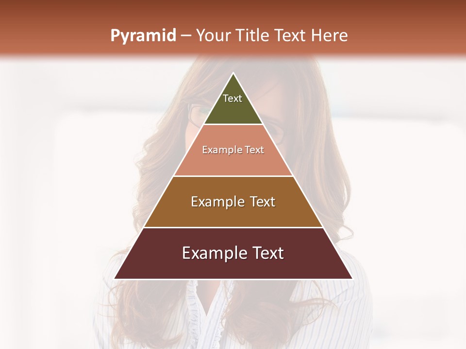 The Girl Is Smiling PowerPoint Template