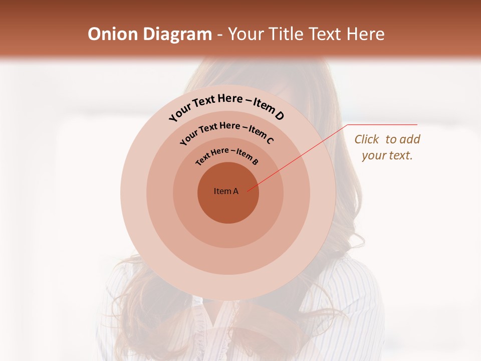 The Girl Is Smiling PowerPoint Template