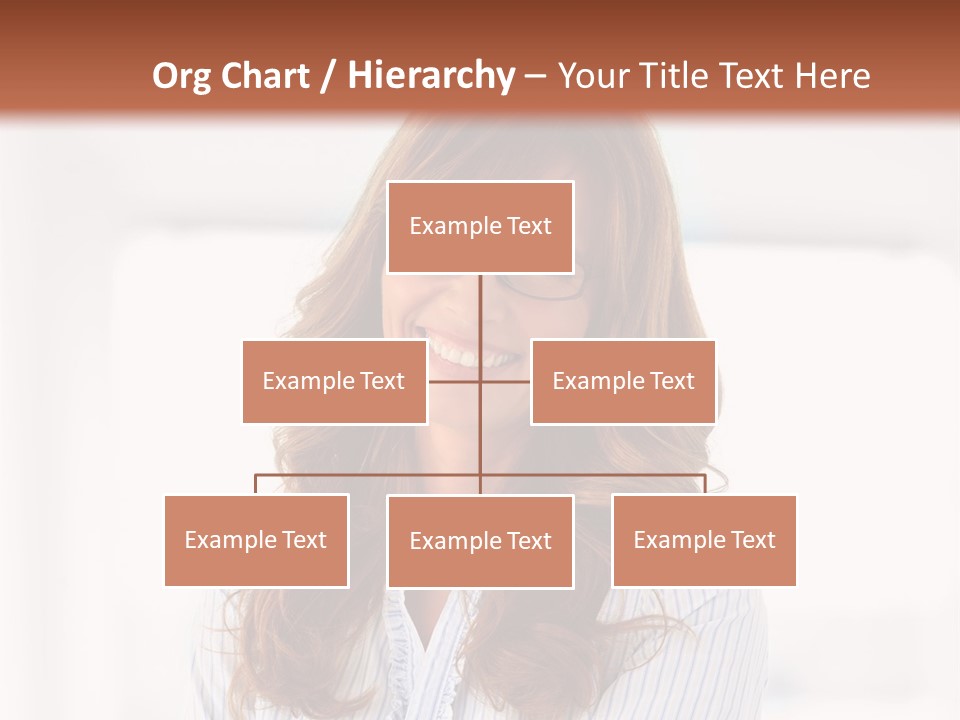 The Girl Is Smiling PowerPoint Template