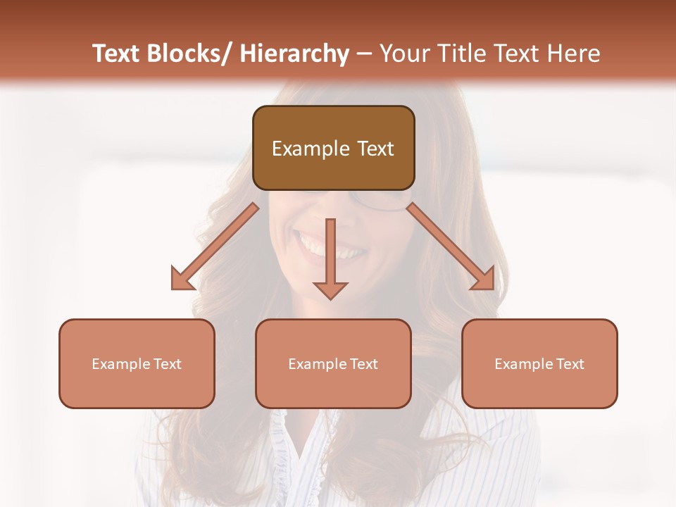 The Girl Is Smiling PowerPoint Template