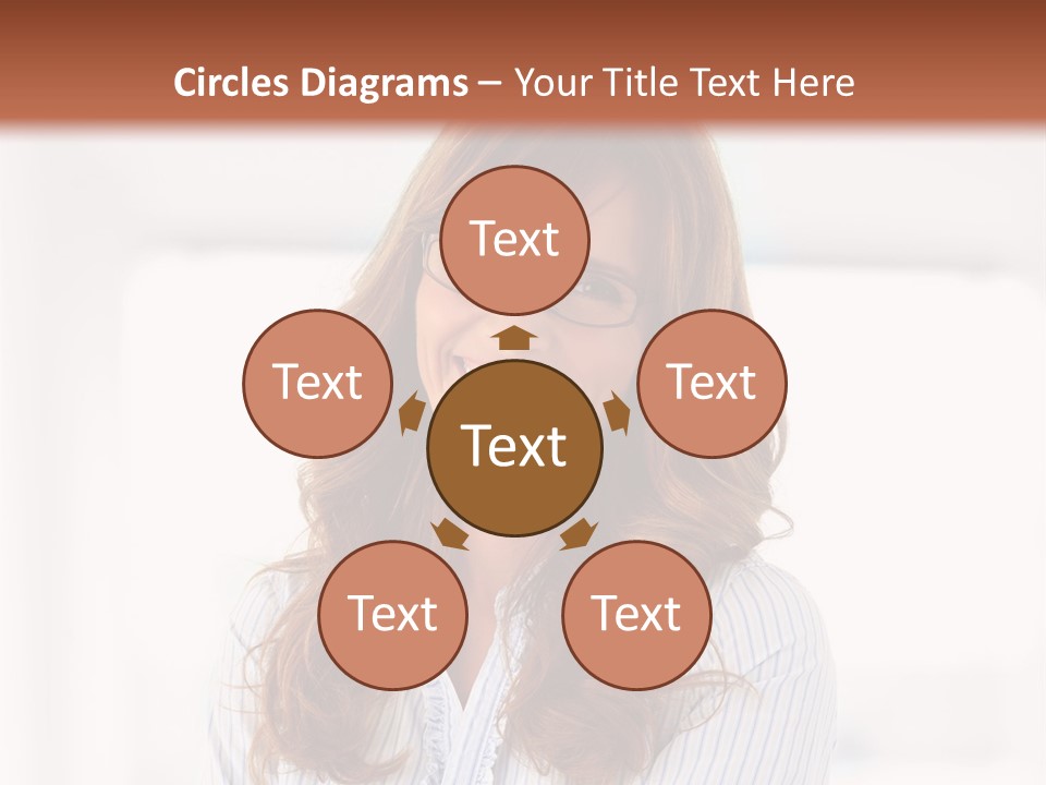 The Girl Is Smiling PowerPoint Template