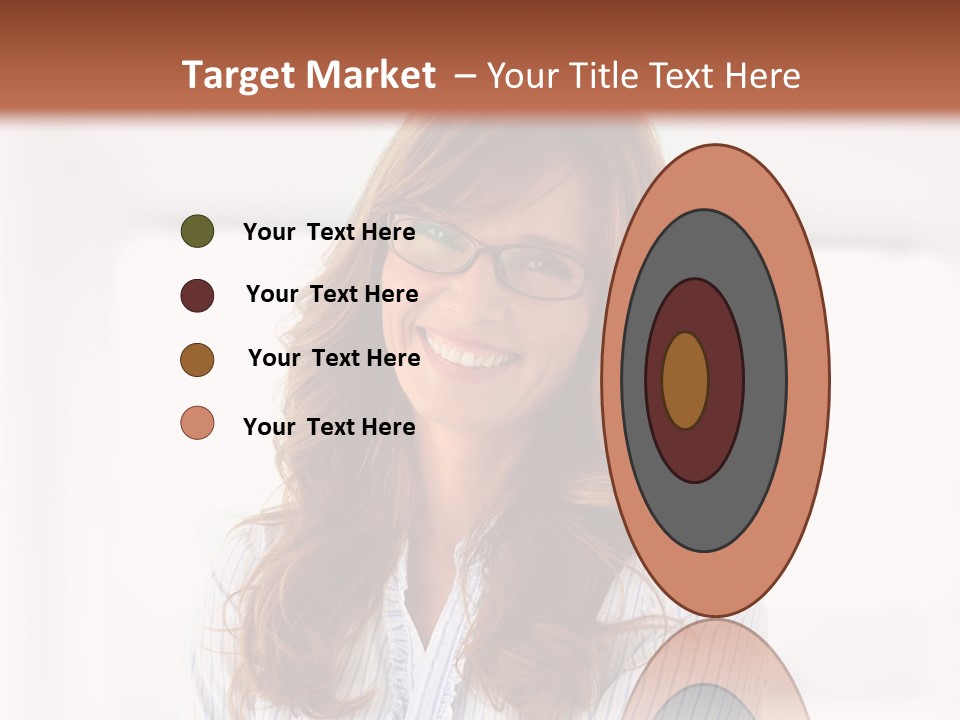 The Girl Is Smiling PowerPoint Template