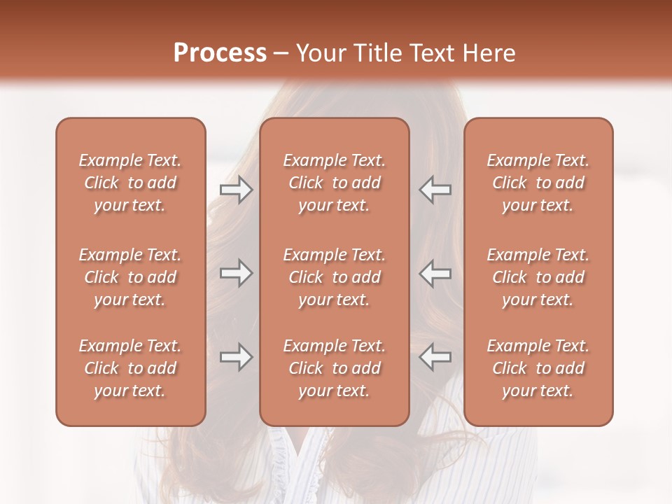 The Girl Is Smiling PowerPoint Template