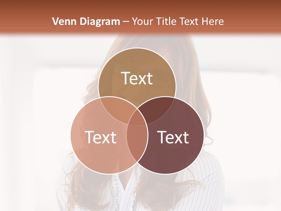 The Girl Is Smiling PowerPoint Template