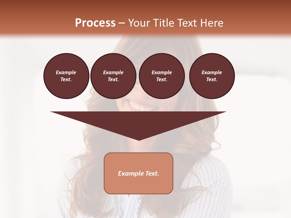 The Girl Is Smiling PowerPoint Template