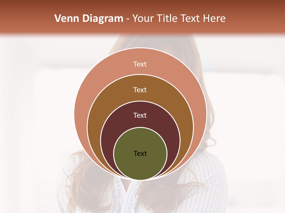 The Girl Is Smiling PowerPoint Template