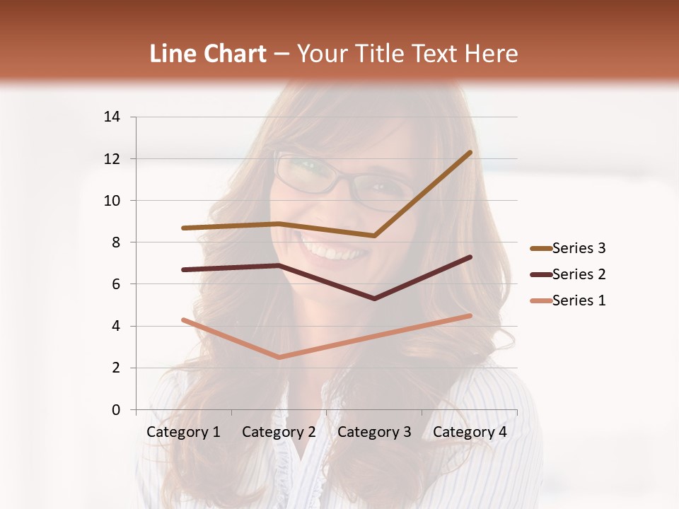 The Girl Is Smiling PowerPoint Template