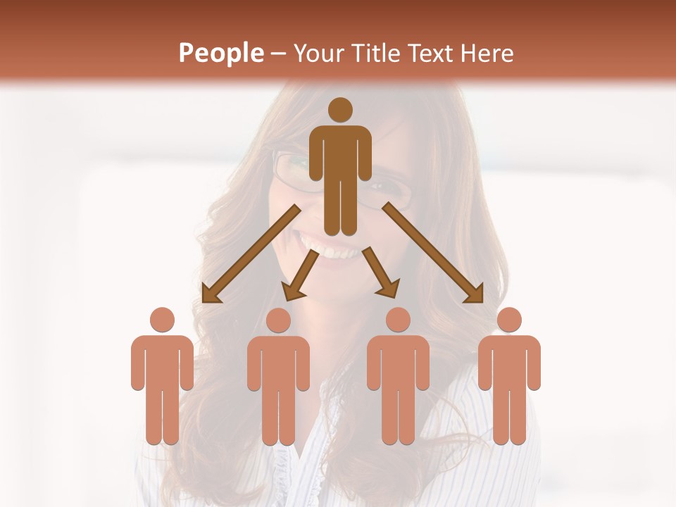 The Girl Is Smiling PowerPoint Template