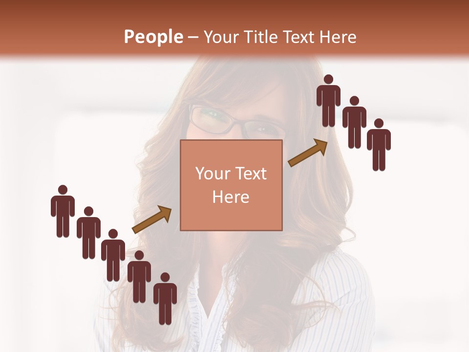 The Girl Is Smiling PowerPoint Template