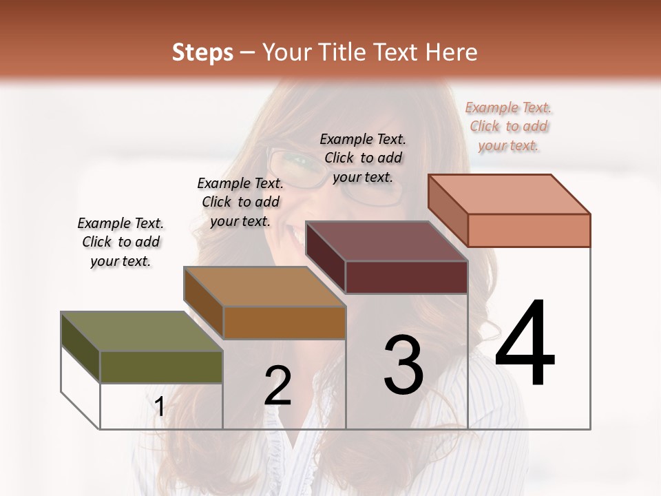 The Girl Is Smiling PowerPoint Template