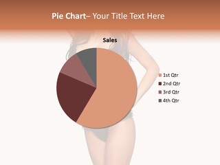 Girl Pose In Lingerie PowerPoint Template