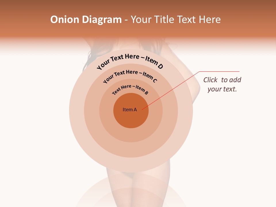 Girl Pose In Lingerie PowerPoint Template