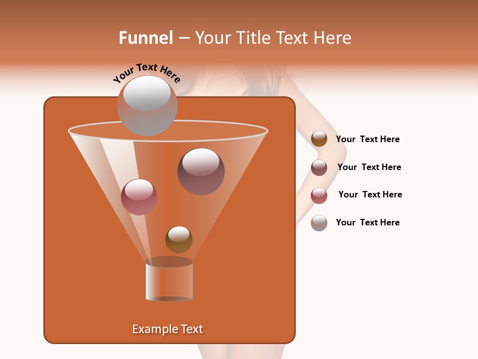 Girl Pose In Lingerie PowerPoint Template