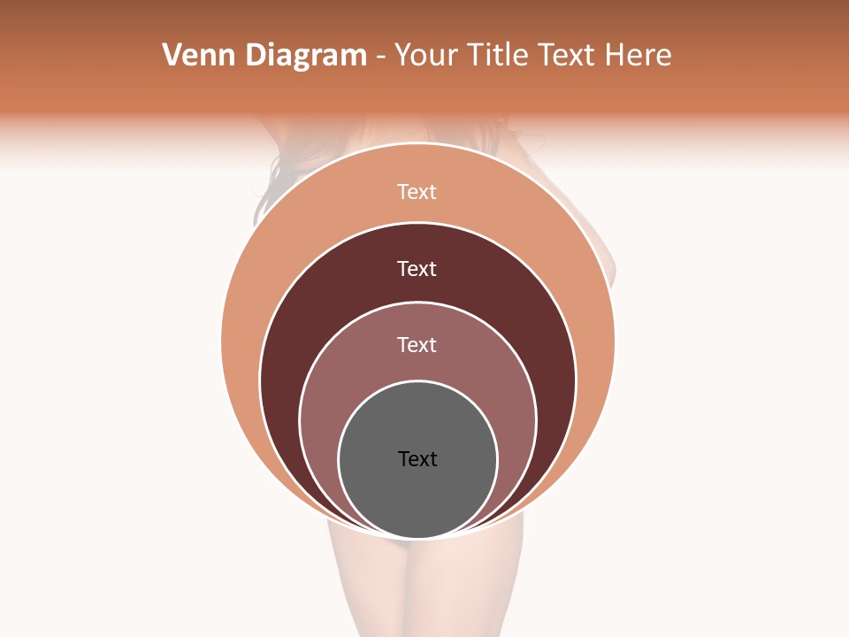 Girl Pose In Lingerie PowerPoint Template