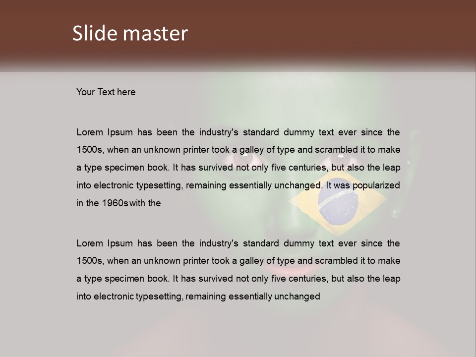 Football Fan PowerPoint Template