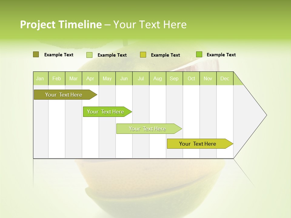 Fruit In The Shape Of An Apple PowerPoint Template