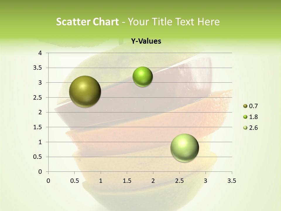 Fruit In The Shape Of An Apple PowerPoint Template