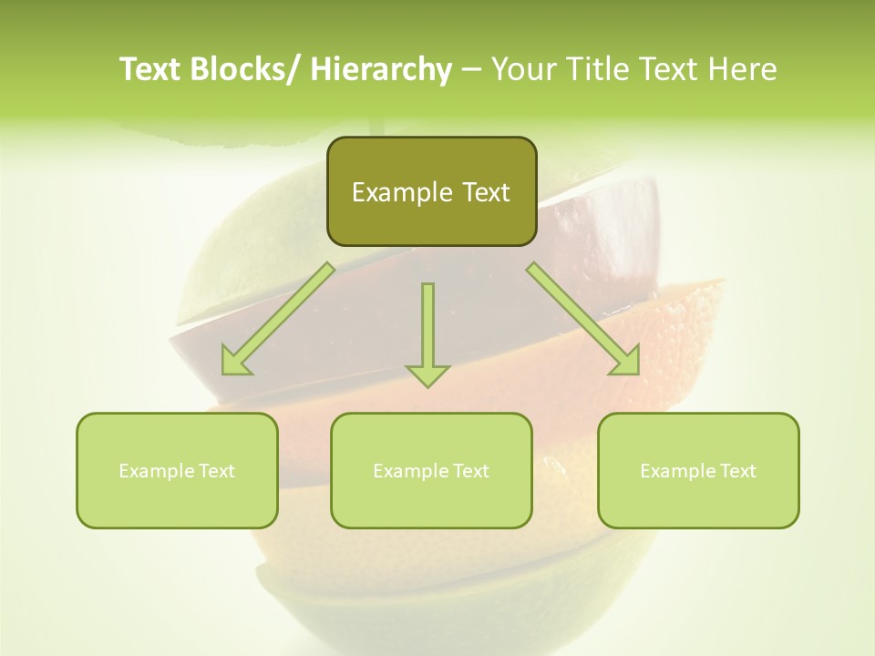 Fruit In The Shape Of An Apple PowerPoint Template