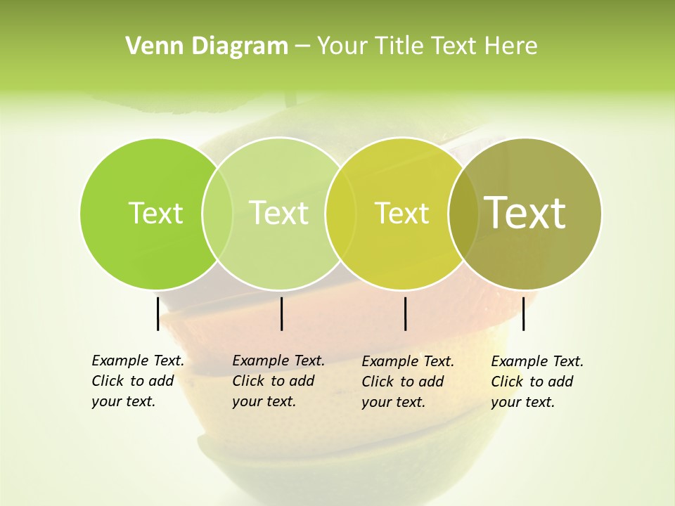 Fruit In The Shape Of An Apple PowerPoint Template