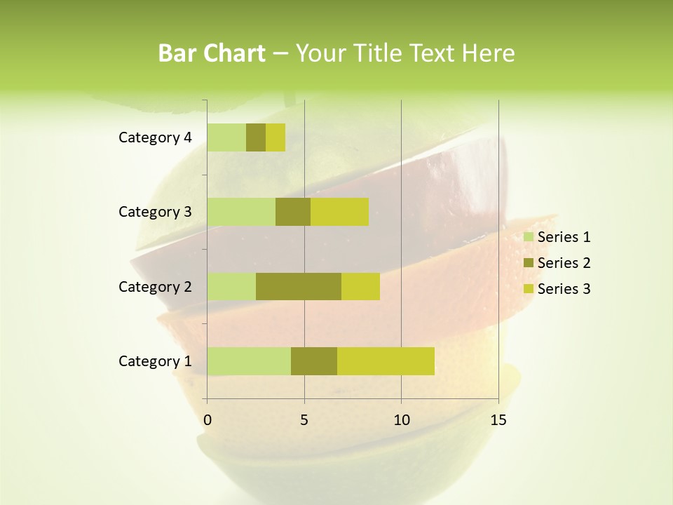 Fruit In The Shape Of An Apple PowerPoint Template