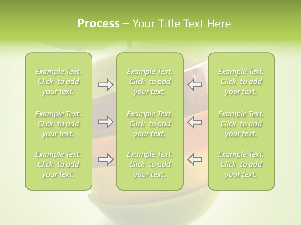 Fruit In The Shape Of An Apple PowerPoint Template