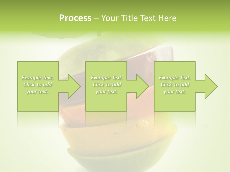 Fruit In The Shape Of An Apple PowerPoint Template