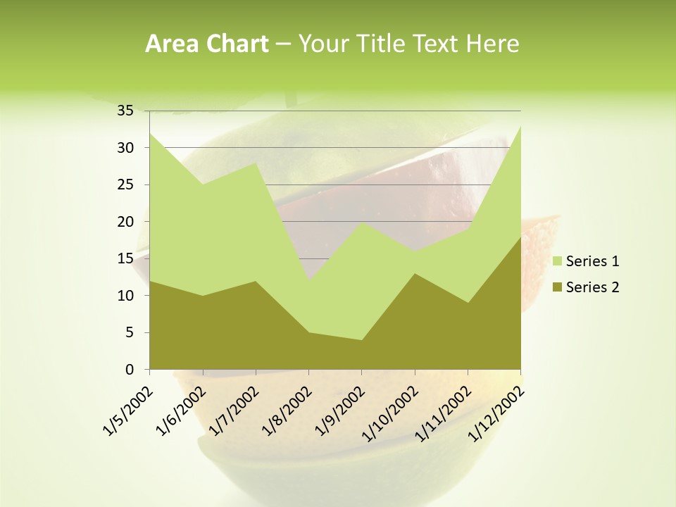 Fruit In The Shape Of An Apple PowerPoint Template
